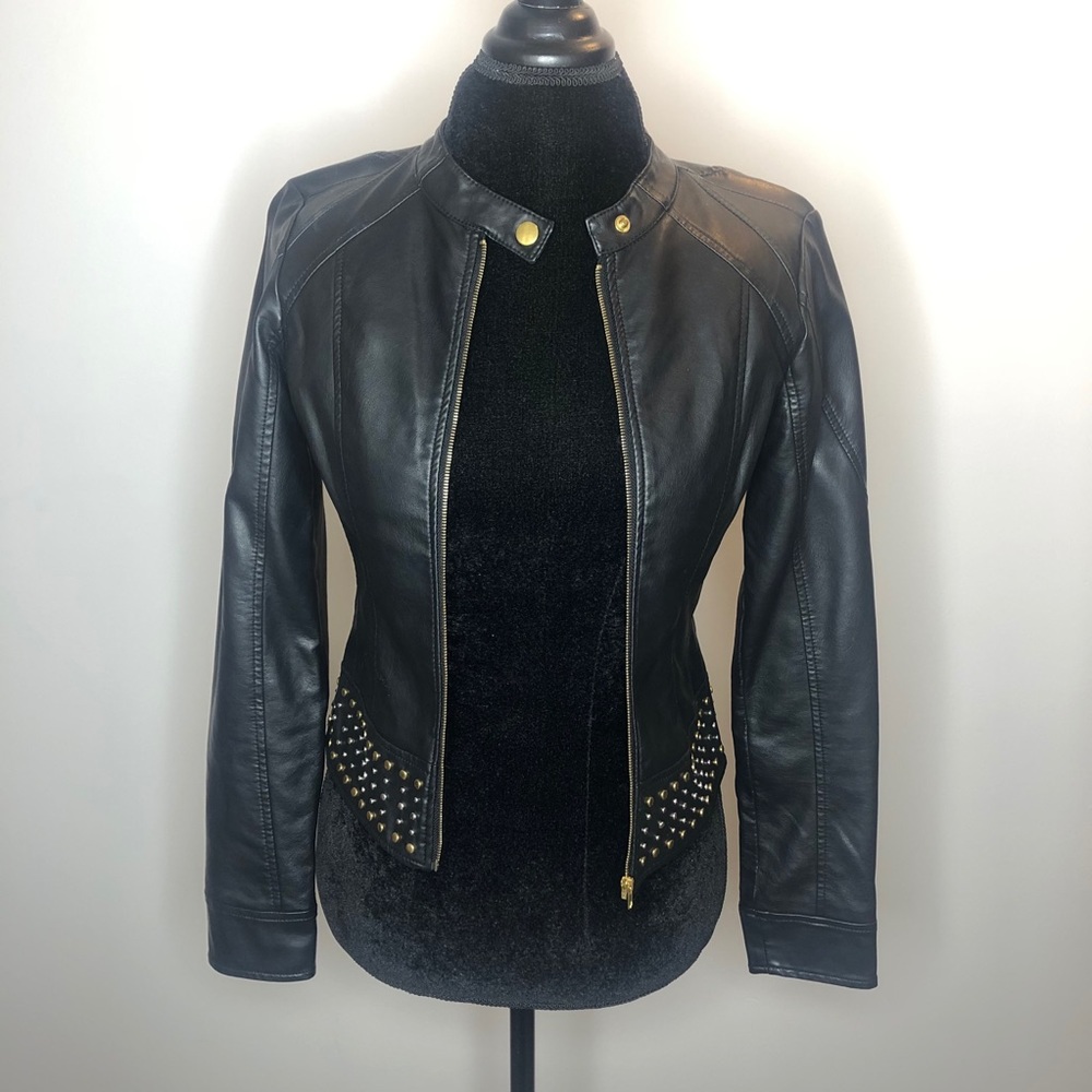 Forever 21 Studded Faux Leather Jacket